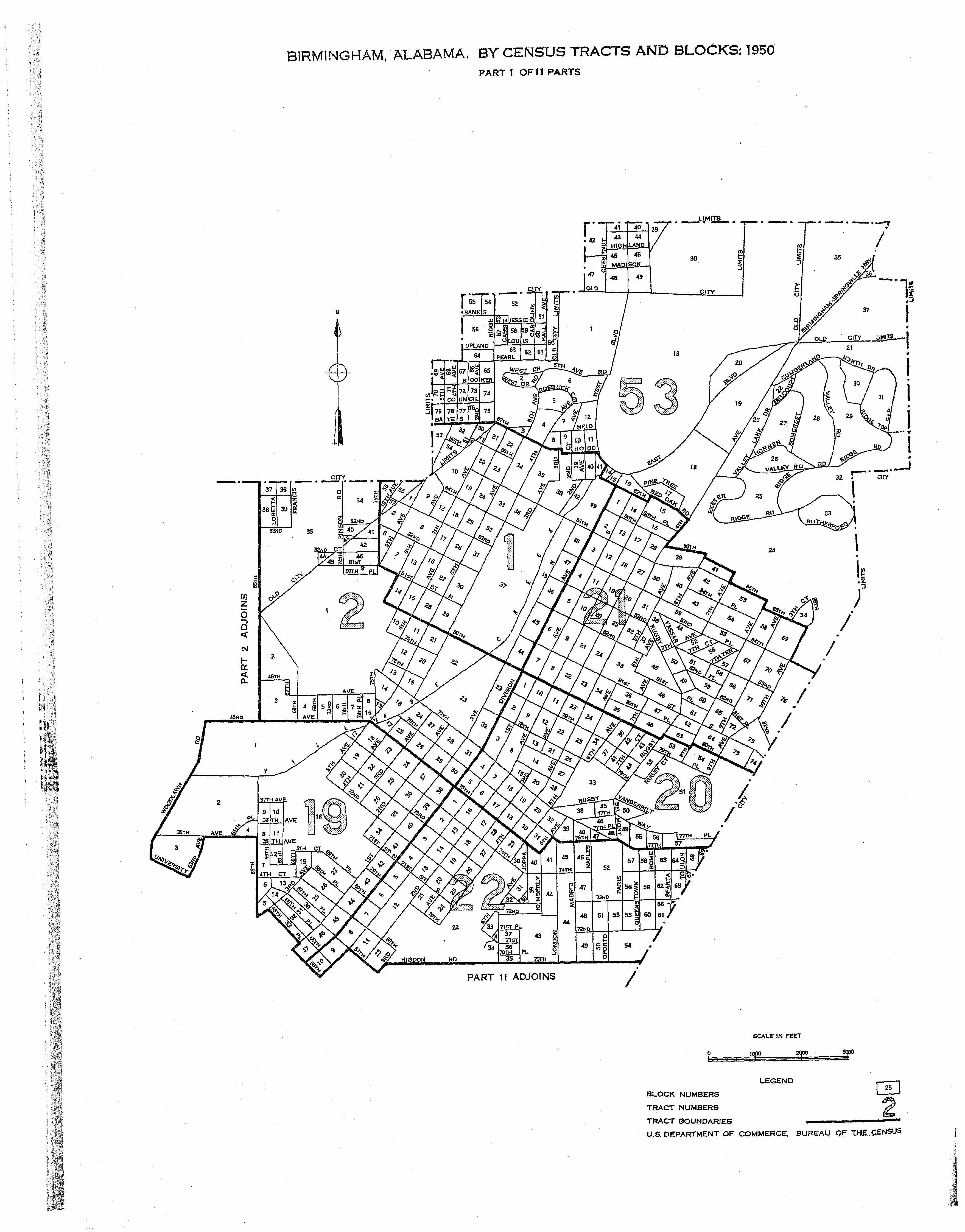 Detroit Ward Map 1940 1940/1950 Ward, Tracts, And Block Numbers For Large Cities